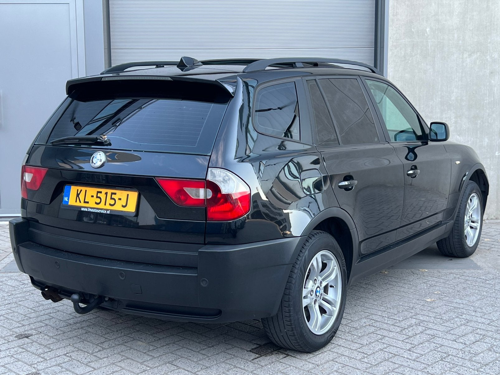 Zwarte BMW X3 2.5i SUV 4X4 192PK Automaat/PanoramaDak/LUXE!, Auto's, Automaat, 1800 kg, Zwart, Bluetooth