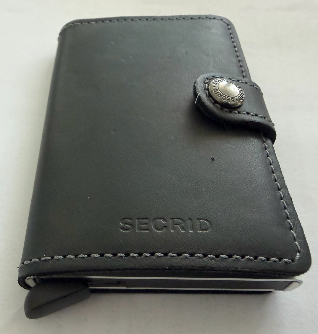 Secret voot 6 pasjes en papeirgeld RFID veilig Nieuw, Verzenden, Nieuw, Zwart, Leer