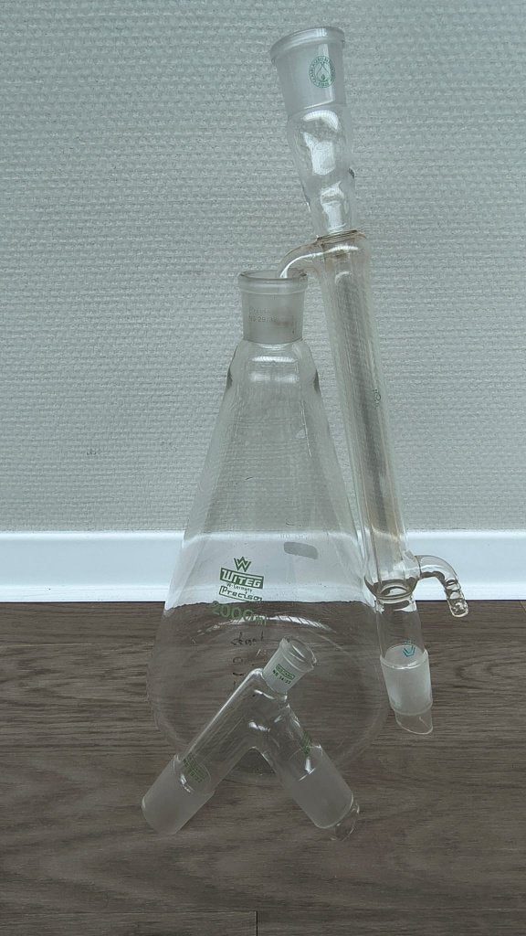 laboratorium glaswerk, Hobby en Vrije tijd, Overige Hobby en Vrije tijd, Ophalen, Gebruikt