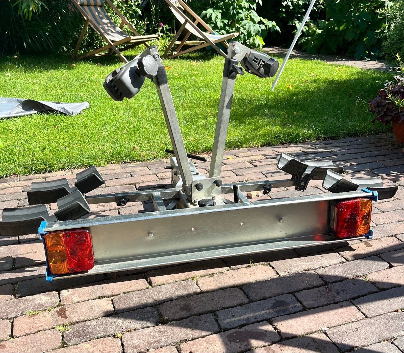 Twinny Load SWING FK Trekhaakdrager voor 2 fietsen, Auto diversen, Fietsendragers, Ophalen, 2 fietsen, Gebruikt, Trekhaakdrager