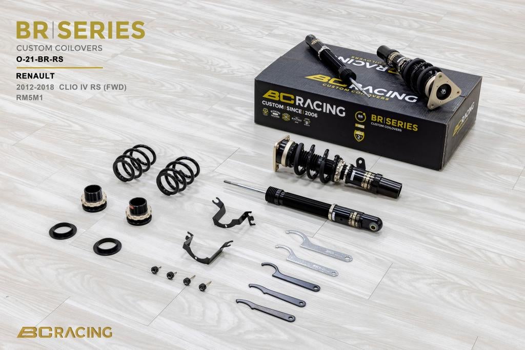 BC Racing schroefset verlaging - Renault Clio 4 RS FWD 12-18, Ophalen of Verzenden