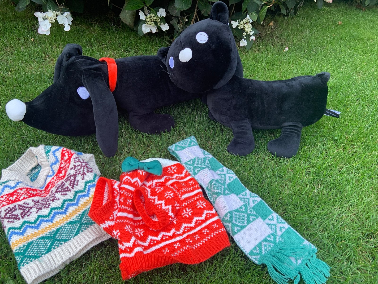 Takkie en Siepie knuffels met kleding, Overige merken, Overige karakters, Zwart, Zo goed als nieuw
