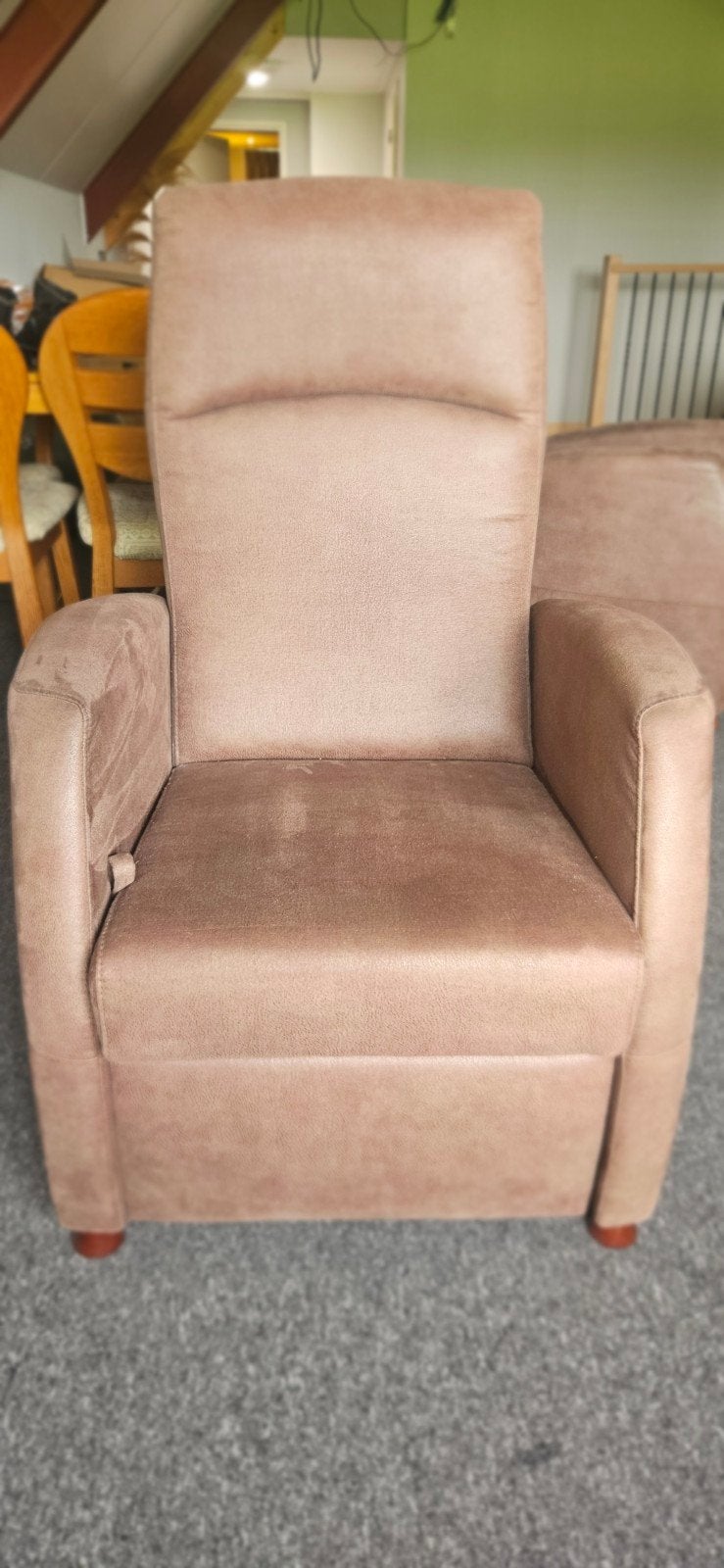 2x Comfortabele relaxfauteuil - Bruin