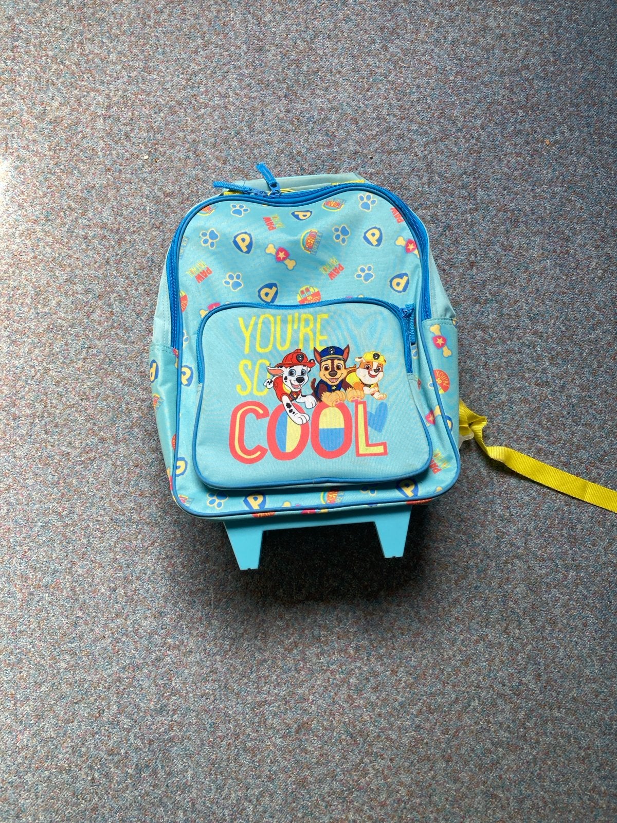 Paw Patrol Trolley Rugzak - Blauw, Gebruikt, Ophalen of Verzenden, 30 tot 40 cm, Minder dan 30 cm