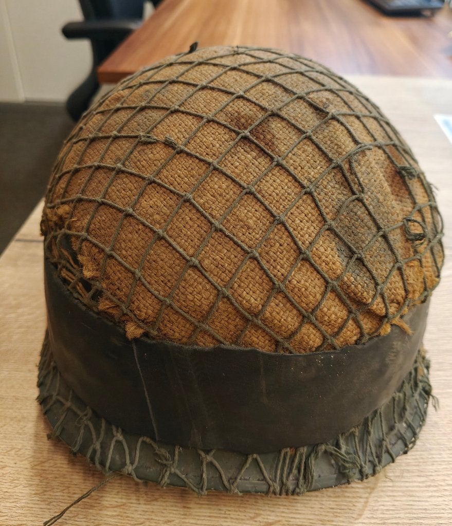 Leger helm, Verzamelen, Ophalen of Verzenden, Overige soorten, Nederland, Helm of Baret
