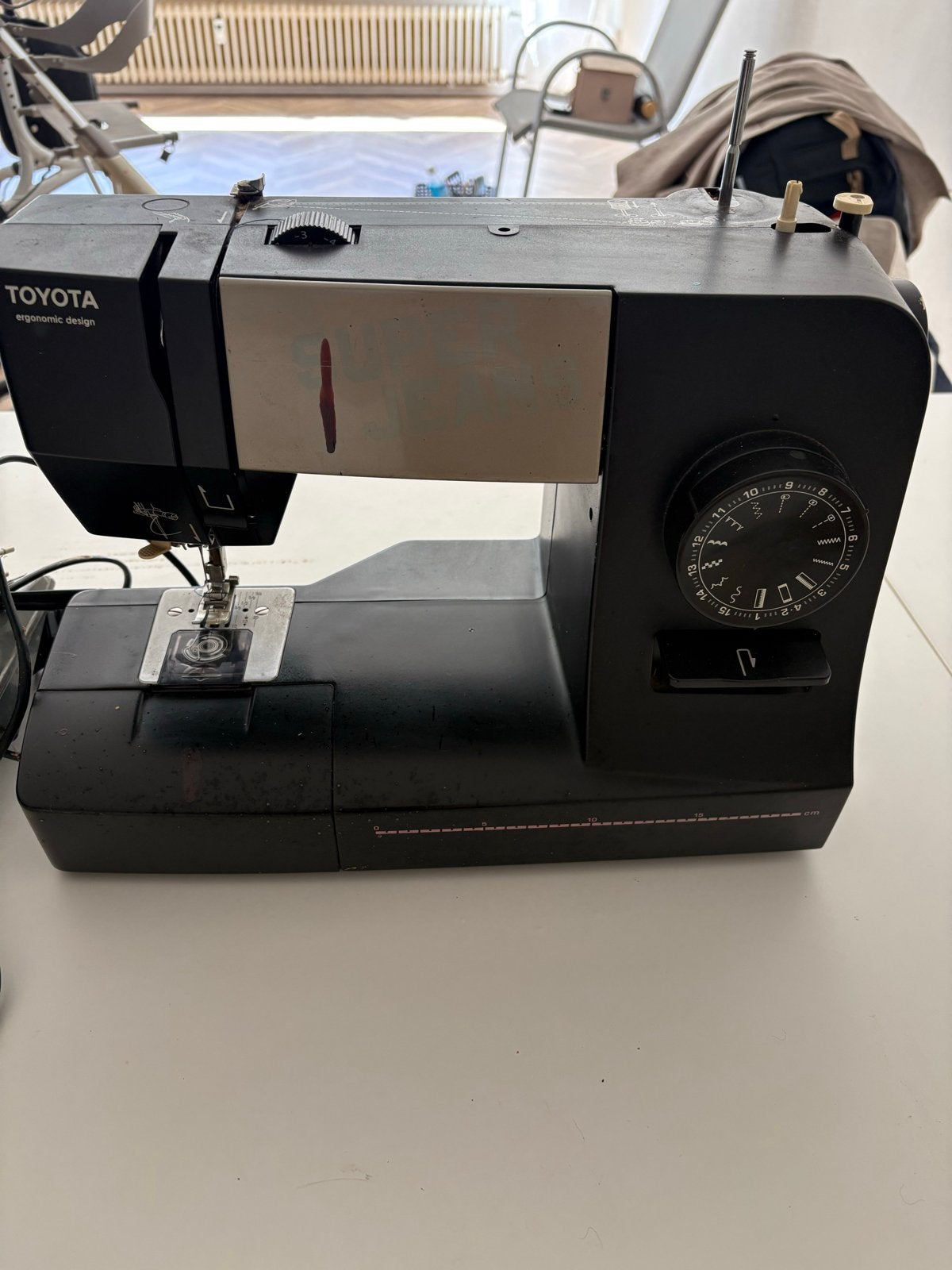 Toyota Super Jeans Naaimachine, Ophalen, Gebruikt, Naaimachine, Overige merken