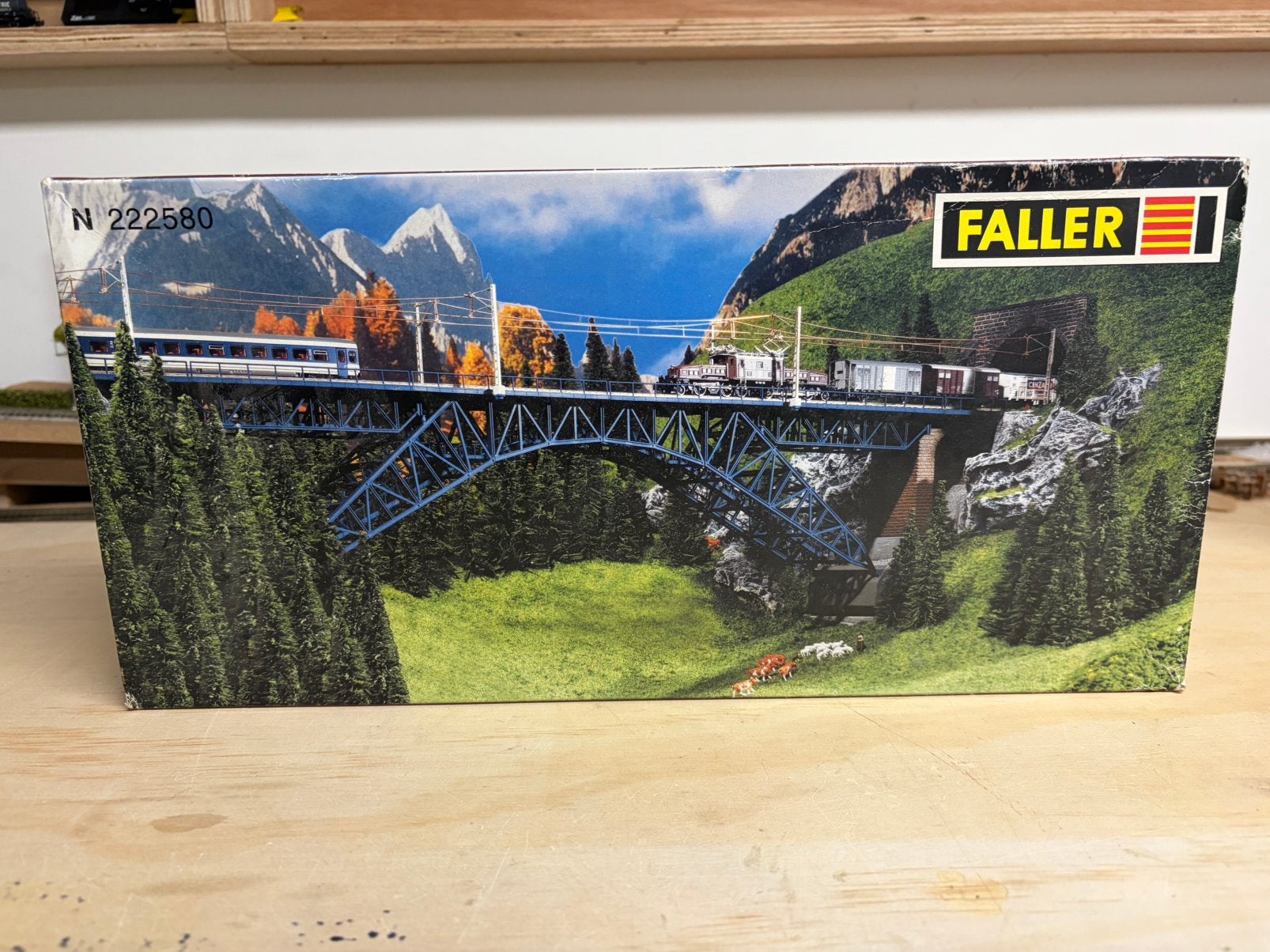 Faller 222580 Bietschtal Brug nieuw, Overige merken, Gelijkstroom of Wisselstroom, Brug, Tunnel of Gebouw, Ophalen of Verzenden