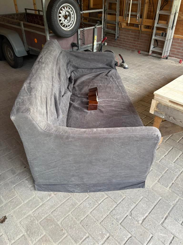 2 / 2.5 persoons bank, Huis en Inrichting, Ophalen, Zo goed als nieuw, Wit