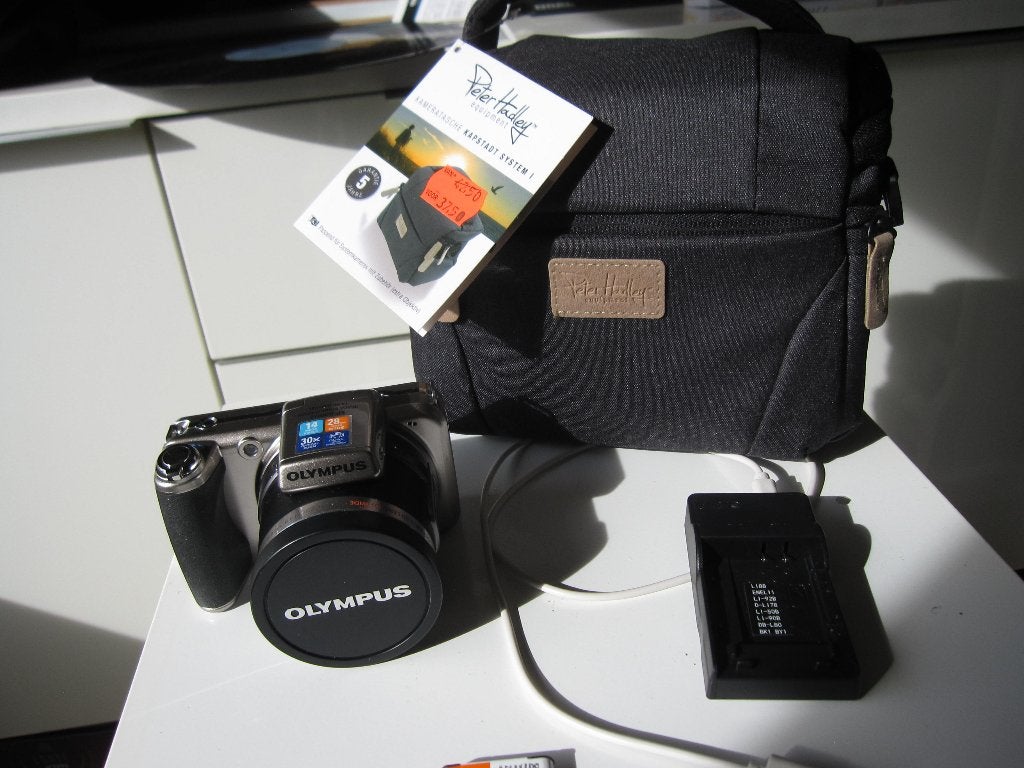 fototoestel digitaal met nieuwe tas, Ophalen of Verzenden, Gebruikt, Olympus, 8 keer of meer