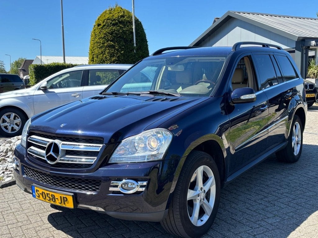 Mercedes-Benz GL-Klasse GL500 V8 Benzine Youngtimer 2007 Inc, Auto's, Mercedes-Benz, Automaat, Blauw, Bedrijf, 388 pk
