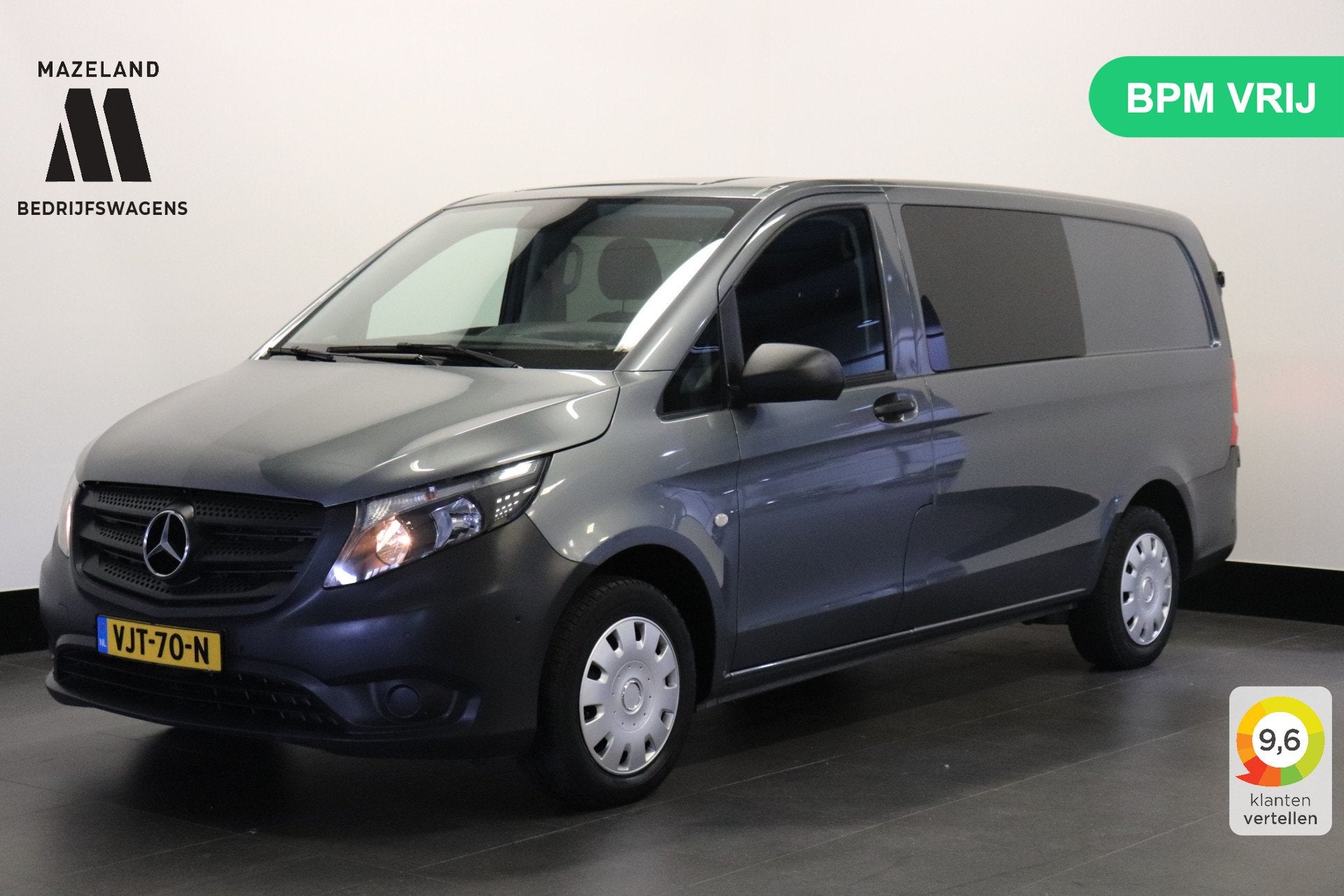 Mercedes-Benz Vito 114 CDI Lang Dubbele Cabine Automaat EURO, Auto's, Bestelauto's, Automaat, 4 cilinders, Bedrijf, Diesel