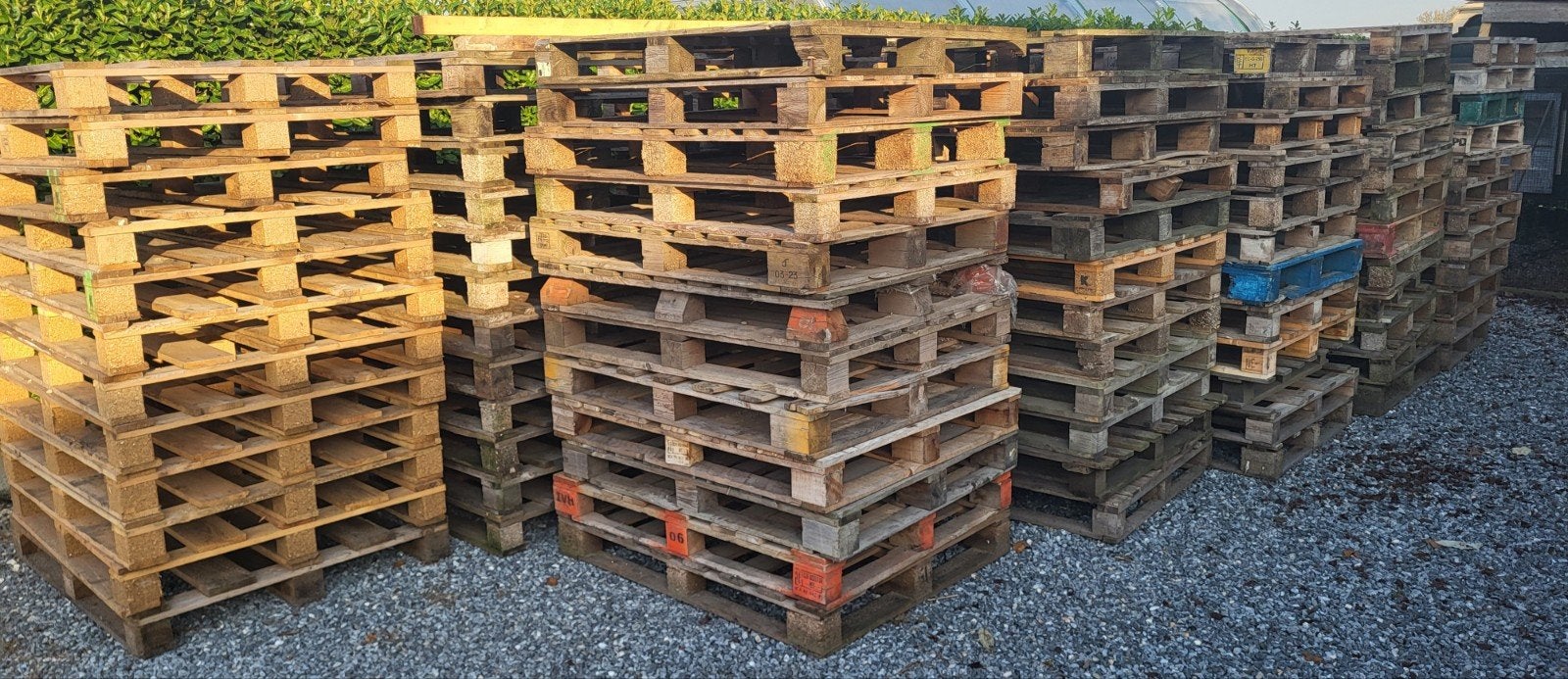 Partij pallets 100x120 cm, Ophalen