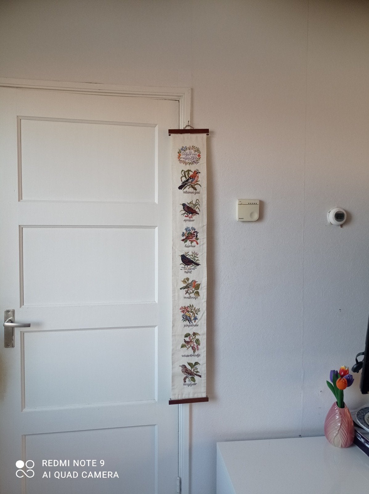 Vintage Schellekoord Vogels 120 x 16 cm, Ophalen of Verzenden