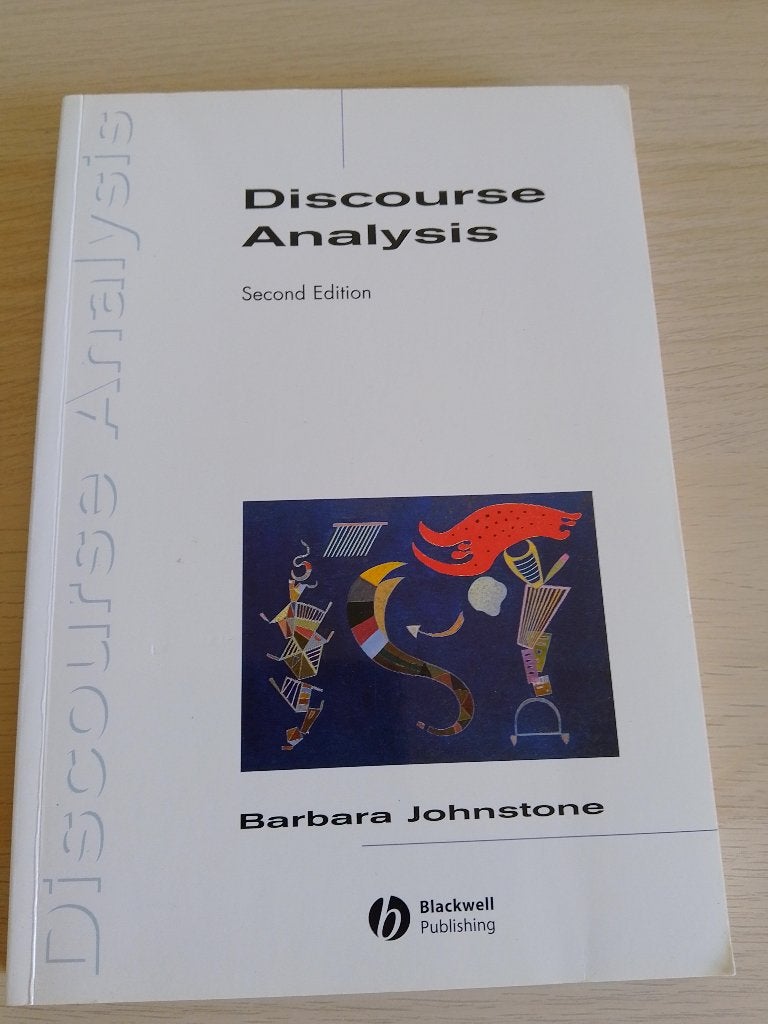 Discourse Analysis van Barbara Johnstone, Ophalen of Verzenden, Gelezen, Geesteswetenschap