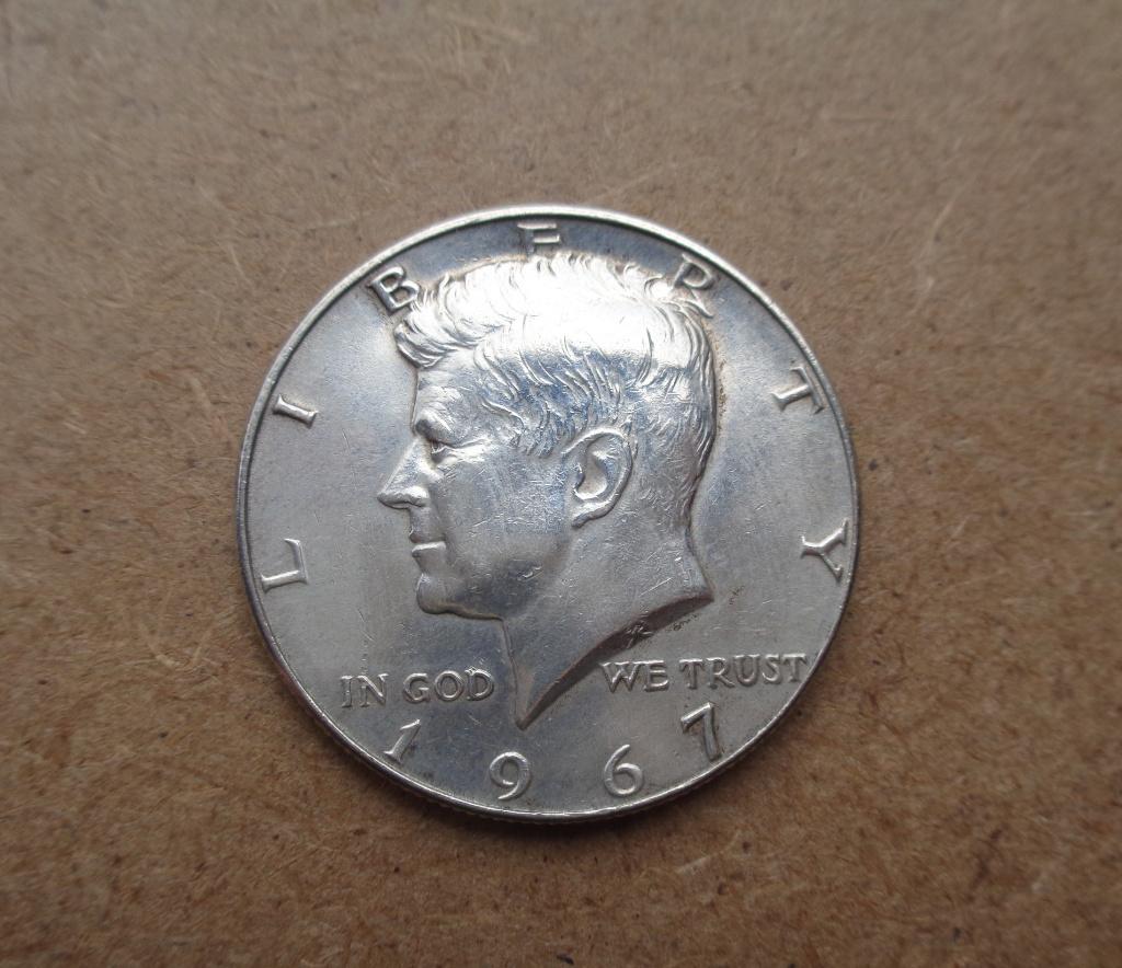 1967 Kennedy half dollar, Verzenden, Noord-Amerika, Losse munt
