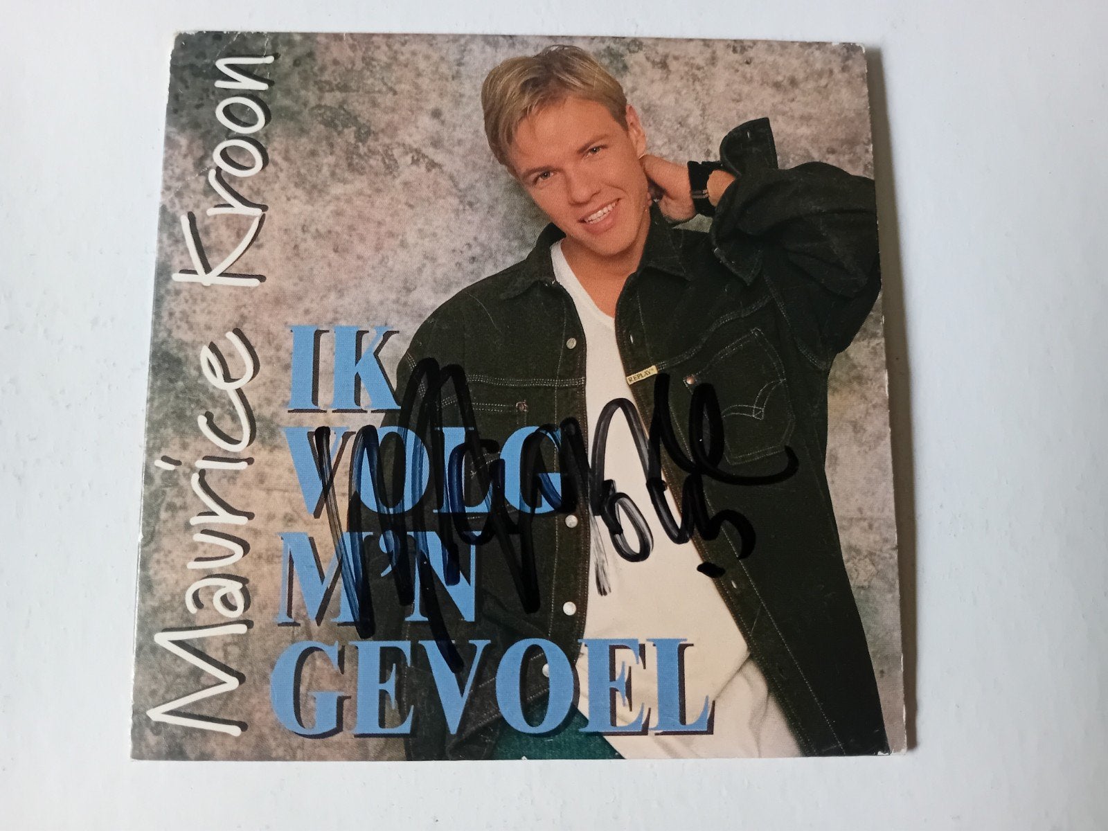 Maurice Kroon - Ik Volg Mijn Gevoel (Gesigneerd CD), Verzenden, Gebruikt, Nederlandstalig, Gesigneerd