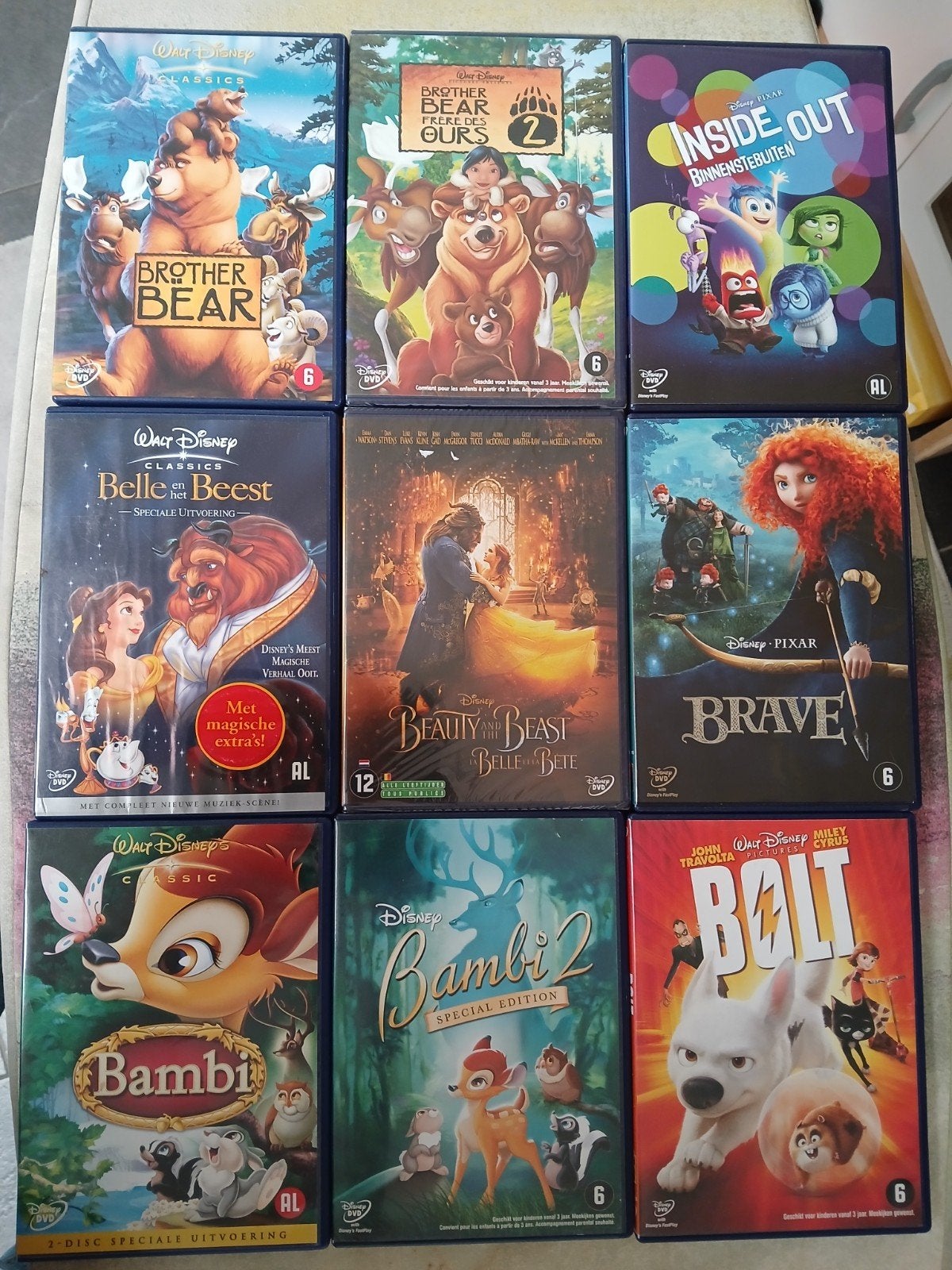 mooie verzameling originele disney dvds., Alle leeftijden, Ophalen of Verzenden, Zo goed als nieuw, Amerikaans