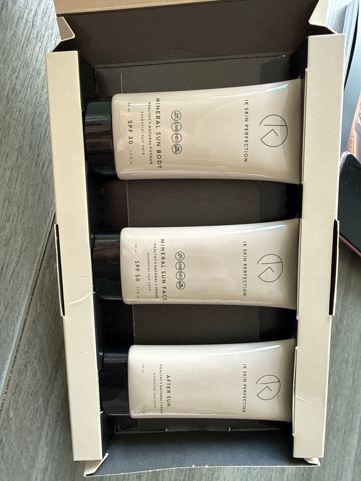 IK Skin Perfection Zonverzorgingsset (Nieuw), Ophalen of Verzenden, Nieuw, Gehele gezicht, Verzorging