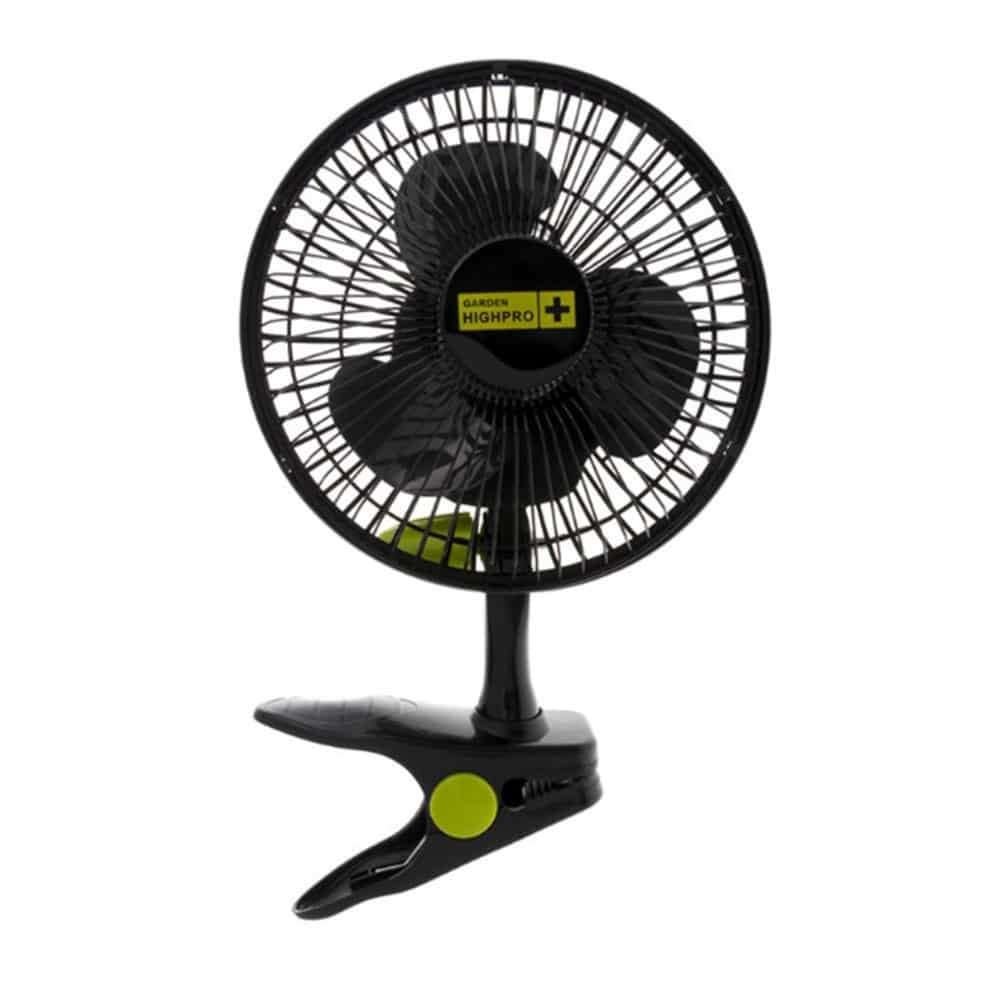Clip ventilator 20 cm zwart, Ophalen of Verzenden, Nieuw, Tafelventilator