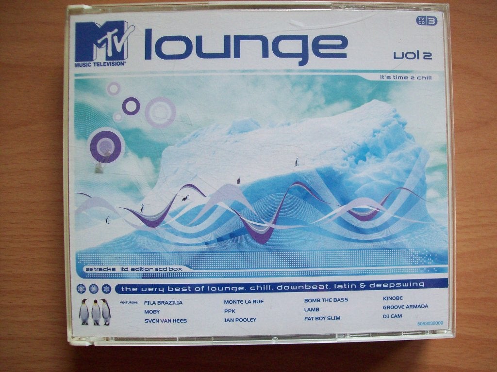 MTV Lounge Vol.2 (3-CD) Moby, Fat Boy Slim, Groove Armada, P, Ophalen of Verzenden, Zo goed als nieuw, Ambiënt of Lounge, Verzamelalbum