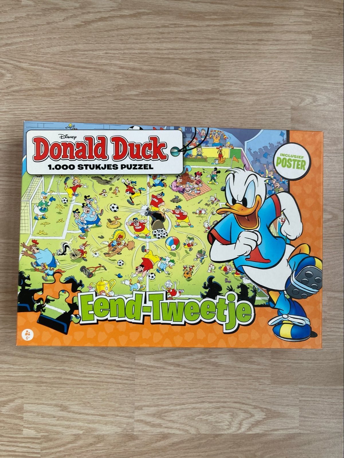 Disney Donald Duck 1000 stukjes puzzel - Eend-Tweetje, Ophalen of Verzenden, Meer dan 50 stukjes, Zo goed als nieuw, 6 jaar of ouder