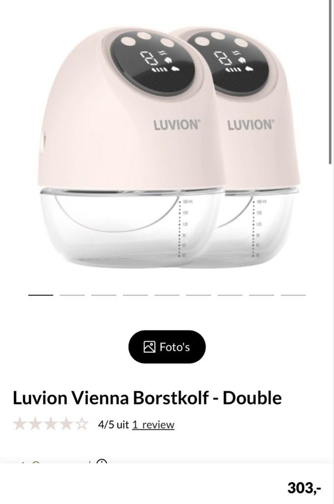 Luvion borstkolf dubbel, Ophalen of Verzenden