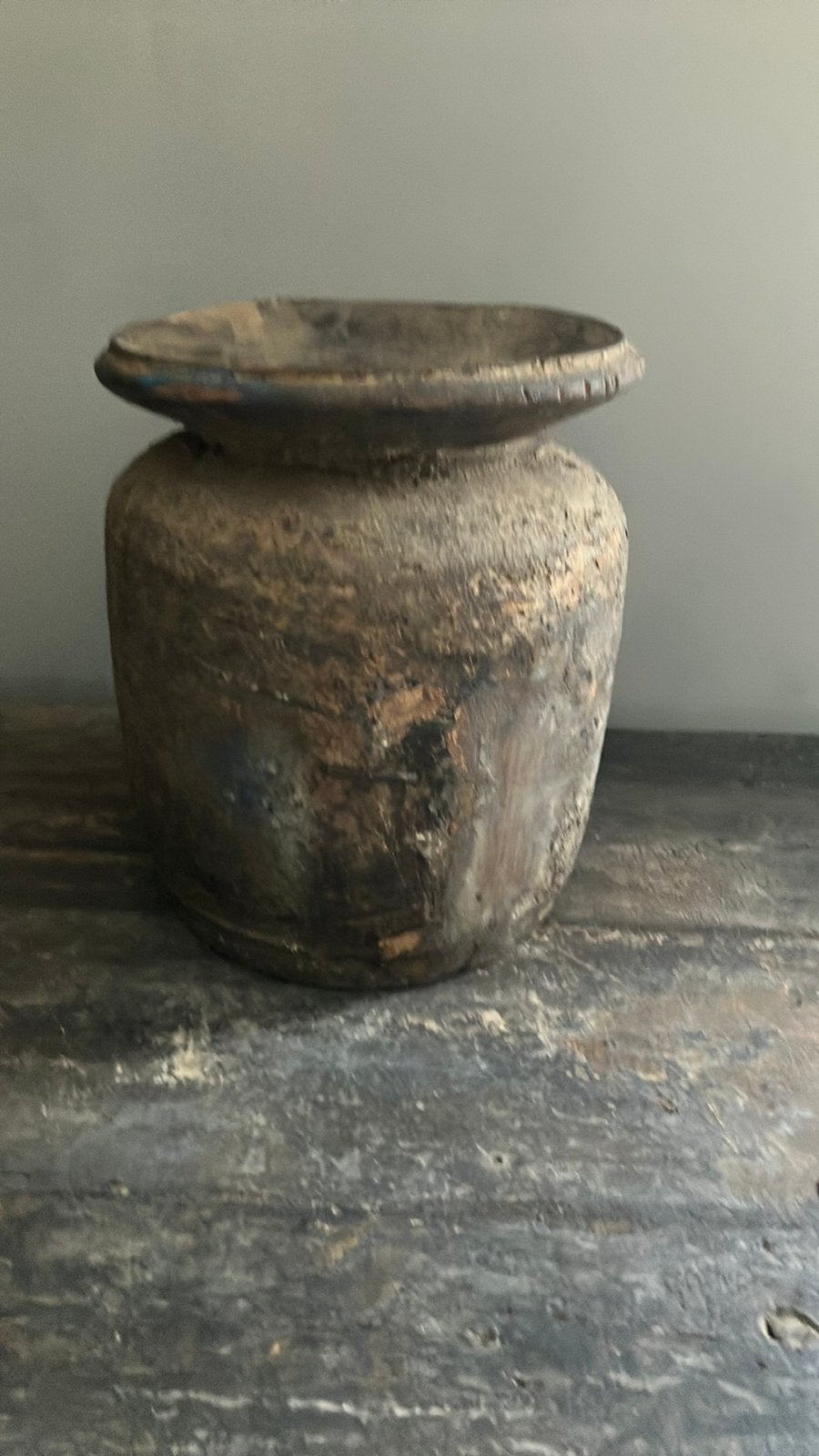 Nepalese houten kruik, Ophalen of Verzenden, Nieuw
