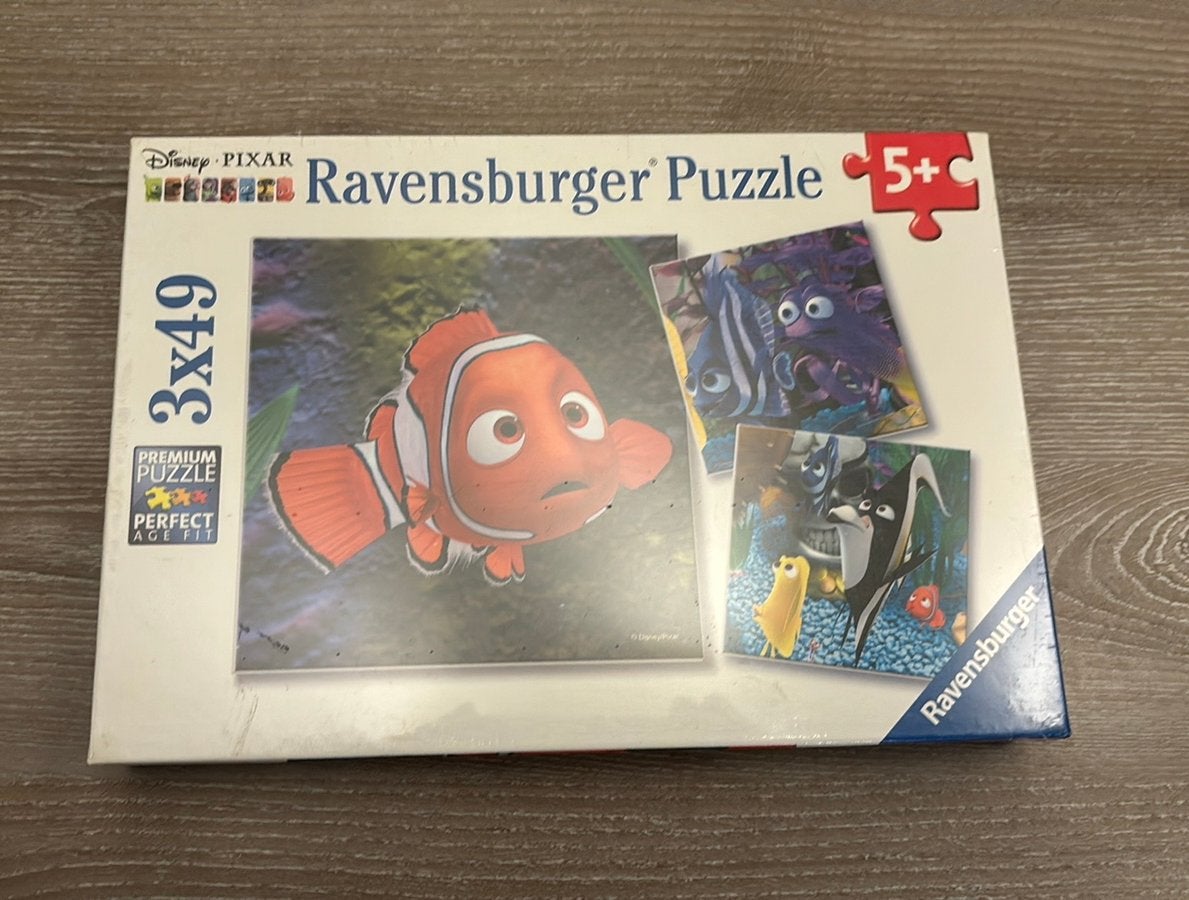 Ravensburger Disney Pixar Finding Nemo puzzel 3x 49 (Nieuw), Ophalen of Verzenden, 10 tot 50 stukjes, Zo goed als nieuw, 4 tot 6 jaar