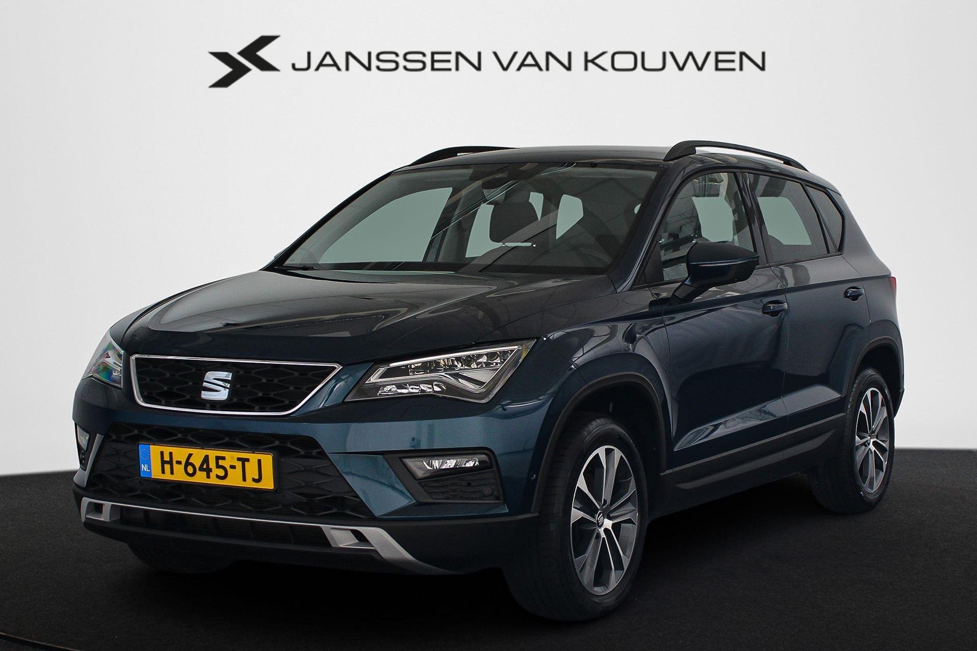 SEAT Ateca 1.5 TSI Style Business Intense Automaat Trekhaak, Auto's, 4 cilinders, 150 pk, Blauw, Ateca