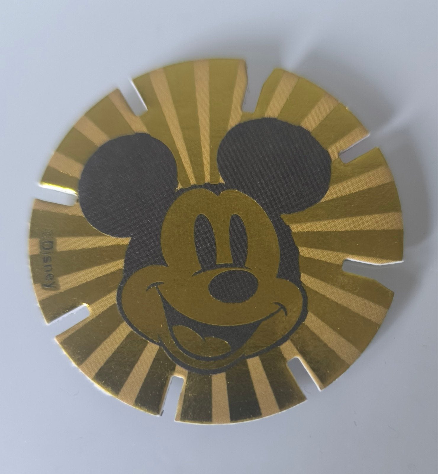 Gouden Disney Diskey (1 van 1000) - Collectors Item, Ophalen of Verzenden, Mickey Mouse, Gebruikt, Overige typen