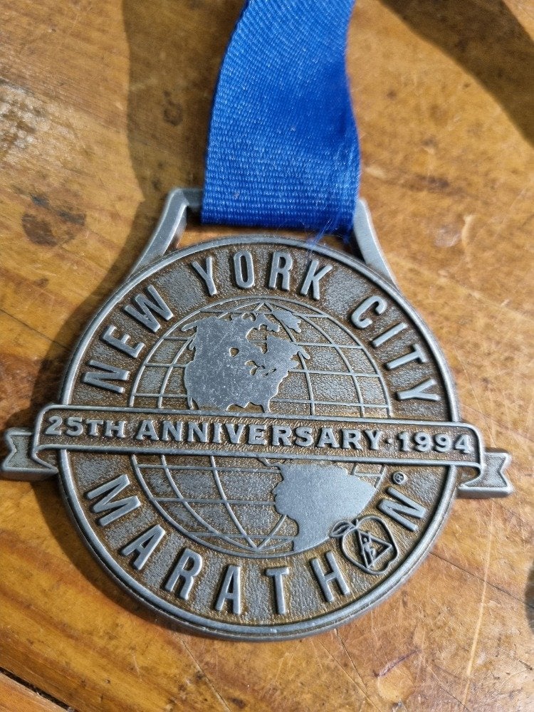 finishermedaille van new york 1994 origineel, Ophalen of Verzenden