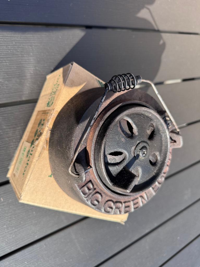 Te koop Big Green Egg gietijzeren margrietschijf, Ophalen of Verzenden, Gebruikt
