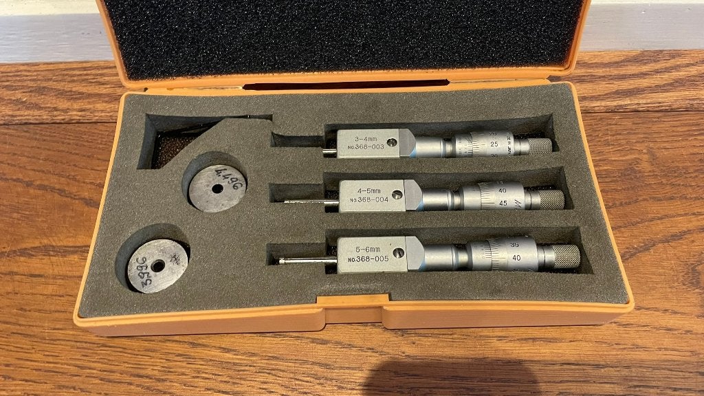 Mitutoyo 368-907 2 punts binnenschroefmaat 3-6mm draaibank, Gebruikt, 3905 KX, Ophalen of Verzenden, Info@mitutoyo.nl
