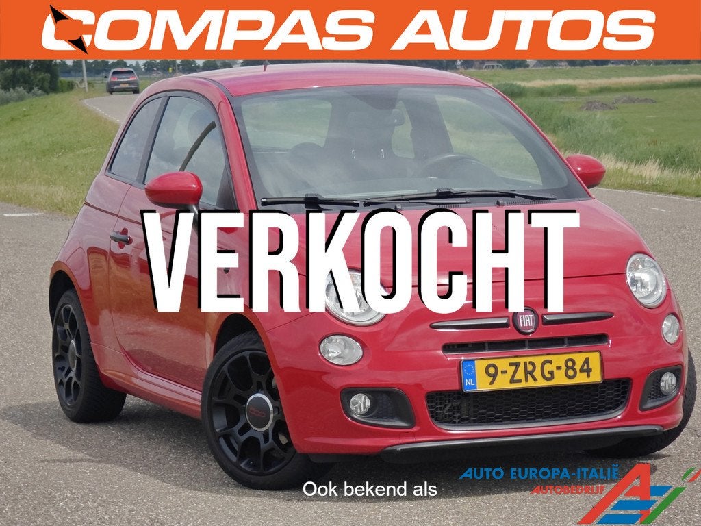 Fiat 500 0.9 TwinAir Turbo 500S | Perfect | Garantie, Voorwielaandrijving, 12 maanden, Gebruikt, Leder en Stof