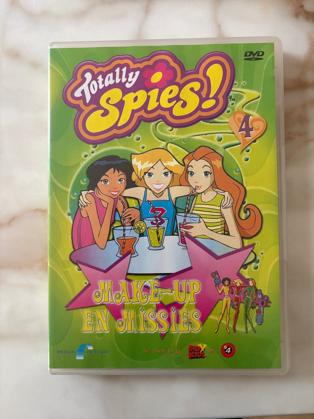 Totally Spies! Make-Up en Missies DVD, Gebruikt, Animatie, Alle leeftijden, Tv-serie
