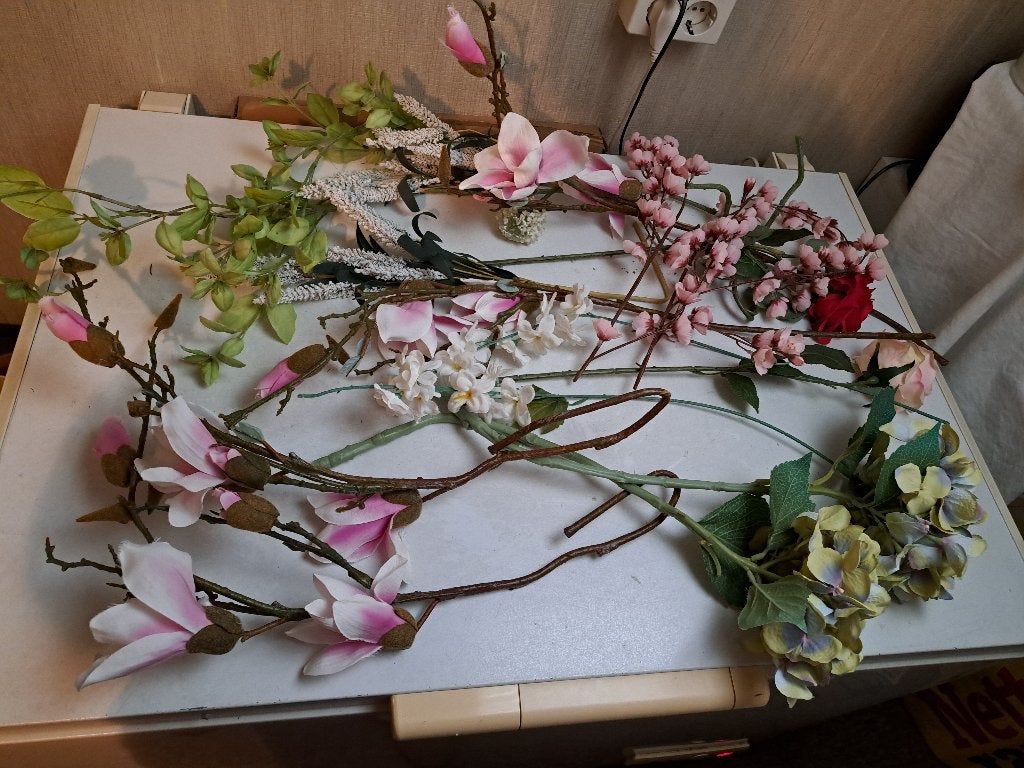 heel veel kunstbloemen, Ophalen of Verzenden