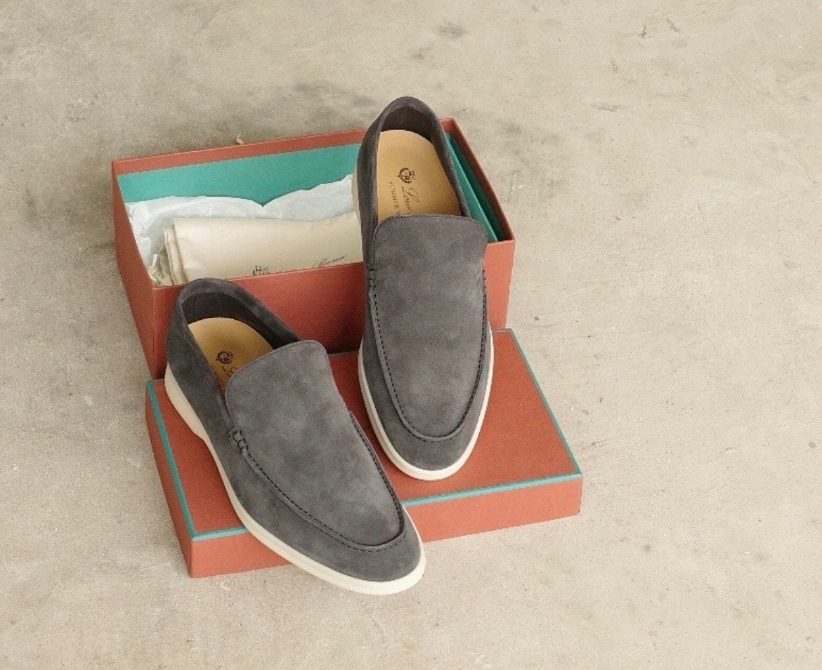 Loro Piana Summer Walk Loafers, Ophalen of Verzenden, Zo goed als nieuw, Blauw, Loafers