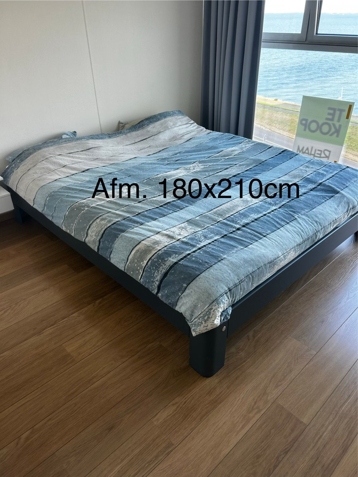 Tweepersoonsbed Auping met matras Eastborn Sixxty Good Firm, Overige materialen, Gebruikt, 210 cm, Tweepersoons