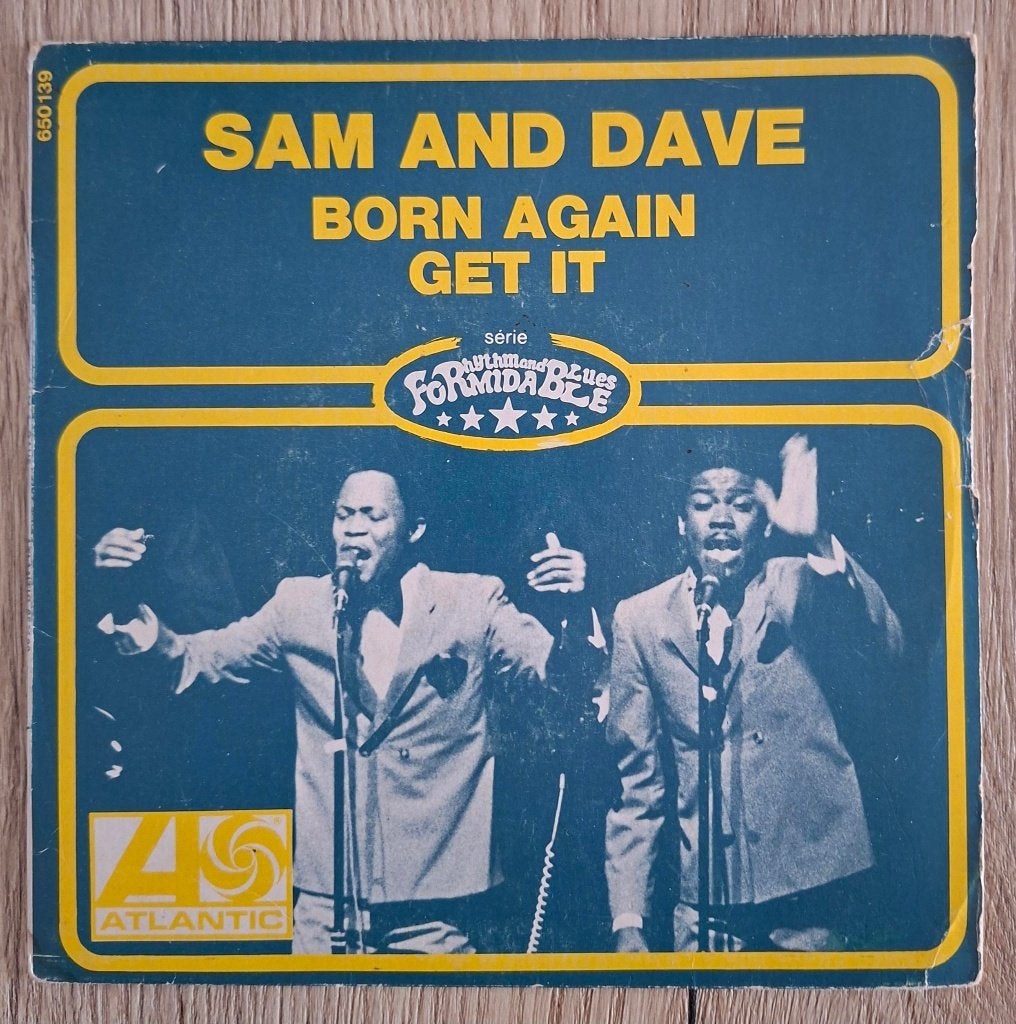 Sam & Dave Franse single Born Again, Cd's en Dvd's, Ophalen of Verzenden, Gebruikt, 7 inch, Pop