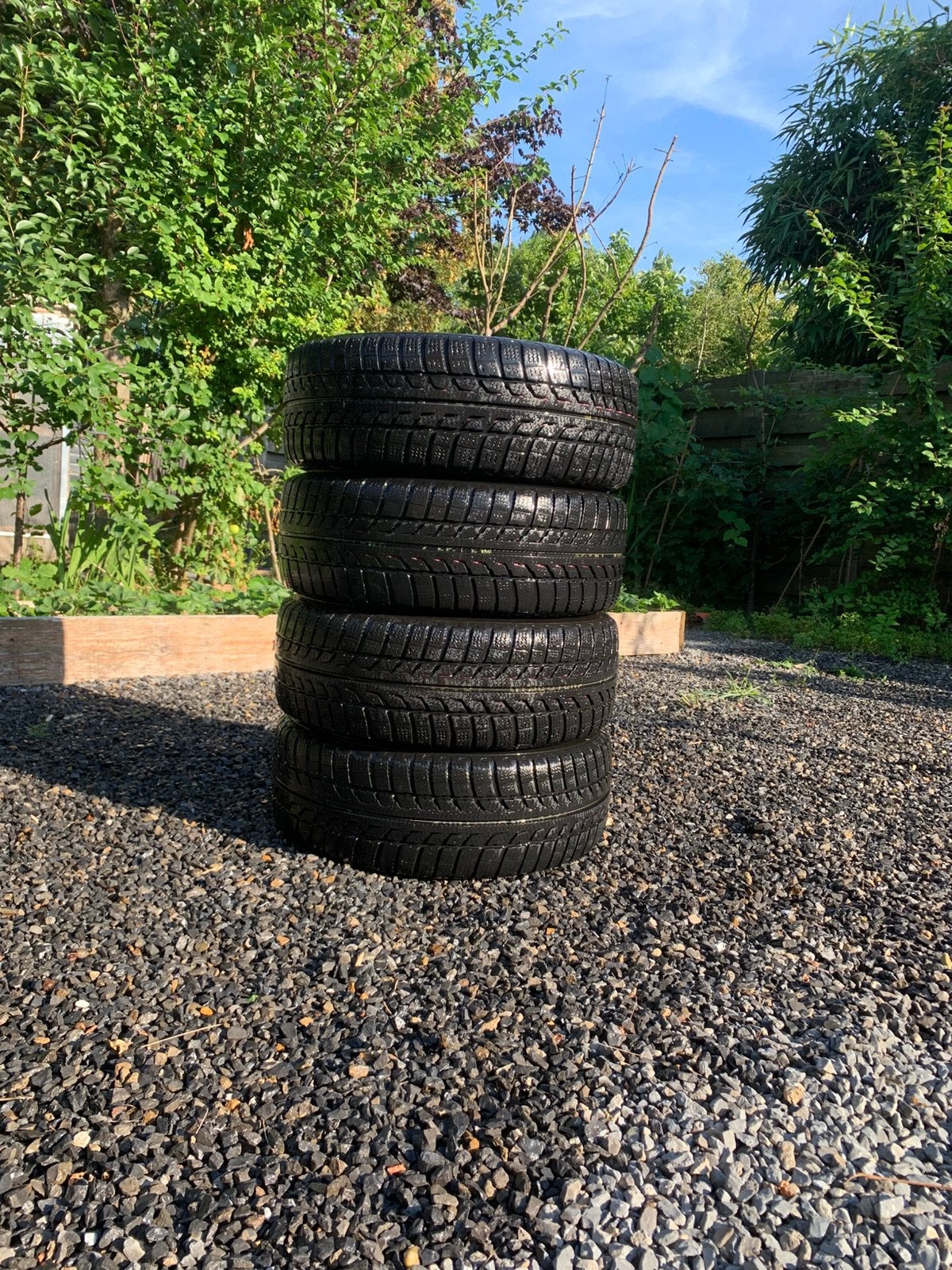 ✅Set 4 winterbanden 205/55 R16 op stalen velgen, Ophalen
