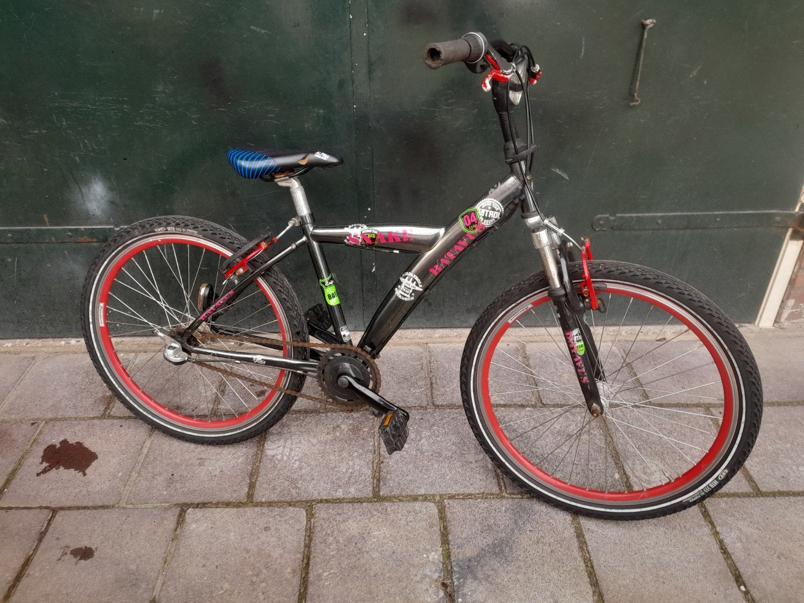 stoere batavus snake jongensfiets 24inch, Ophalen of Verzenden, Batavus Snake, Handrem, Gebruikt