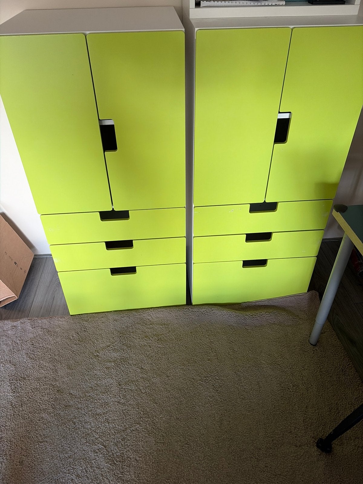 Ikea Stuva kasten - Set van 2 met lades en deuren, Ophalen, Gebruikt, 50 tot 100 cm, Met lade(s)