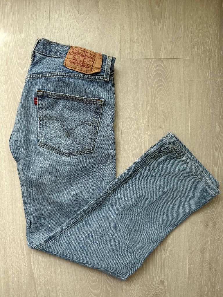 Levis 501 Spijkerbroek W34L34, Kleding | Heren, Blauw, ., Ophalen of Verzenden, Zo goed als nieuw