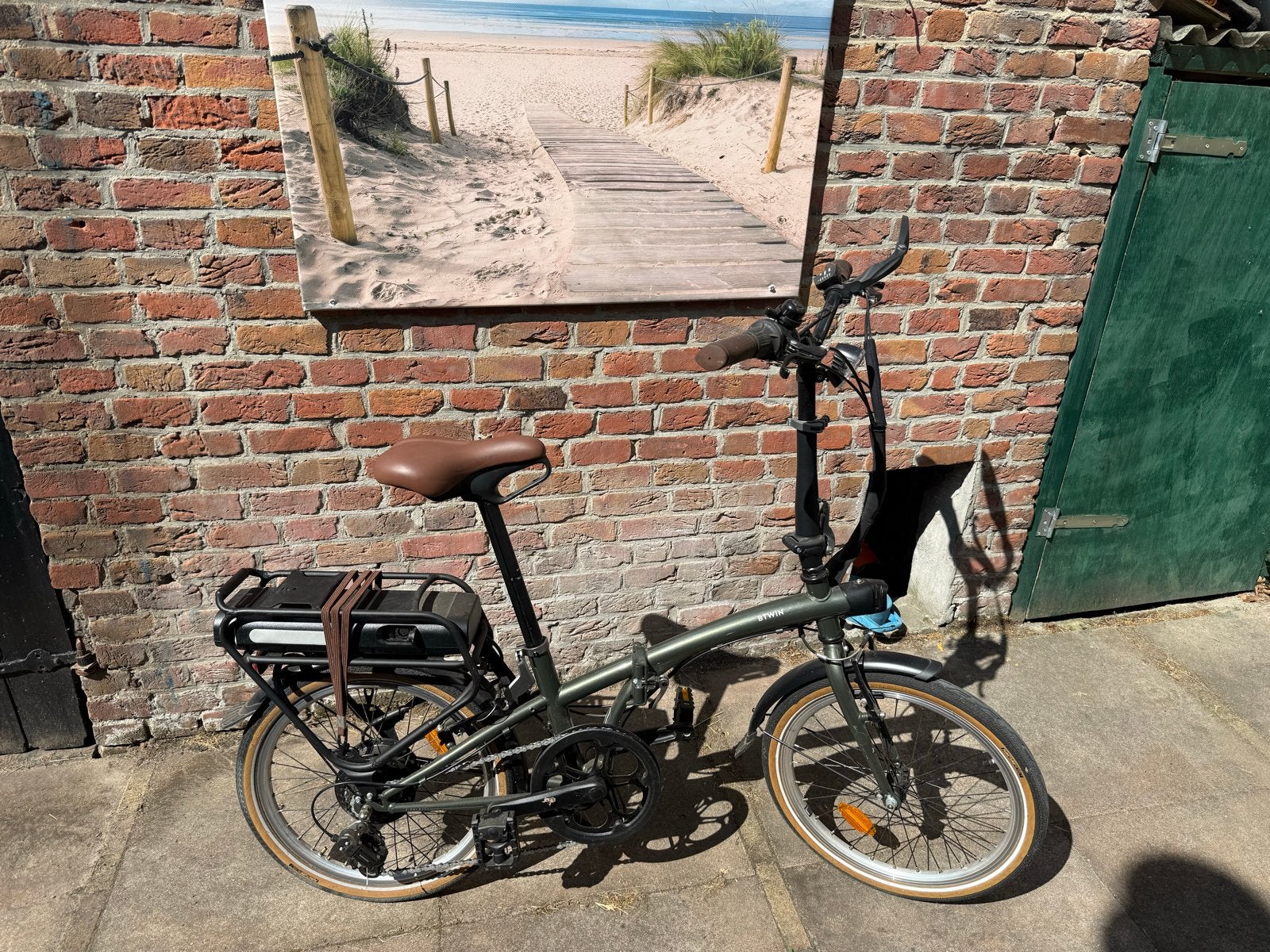BTWIN Elektrische Vouwfiets - Z.G.A.N. - 500 km gereden, Ophalen of Verzenden, Zo goed als nieuw, 50 km per accu of meer, Overige merken