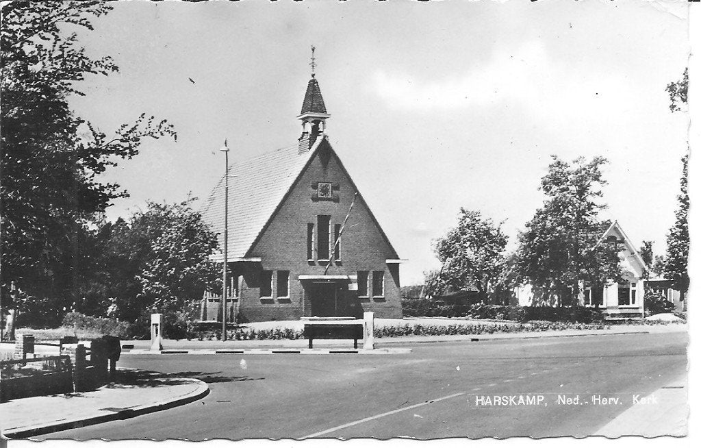 Oude ansichtkaart Harskamp, Ned. Herv. Kerk, Ophalen of Verzenden, 1960 tot 1980, Ongelopen, Gelderland