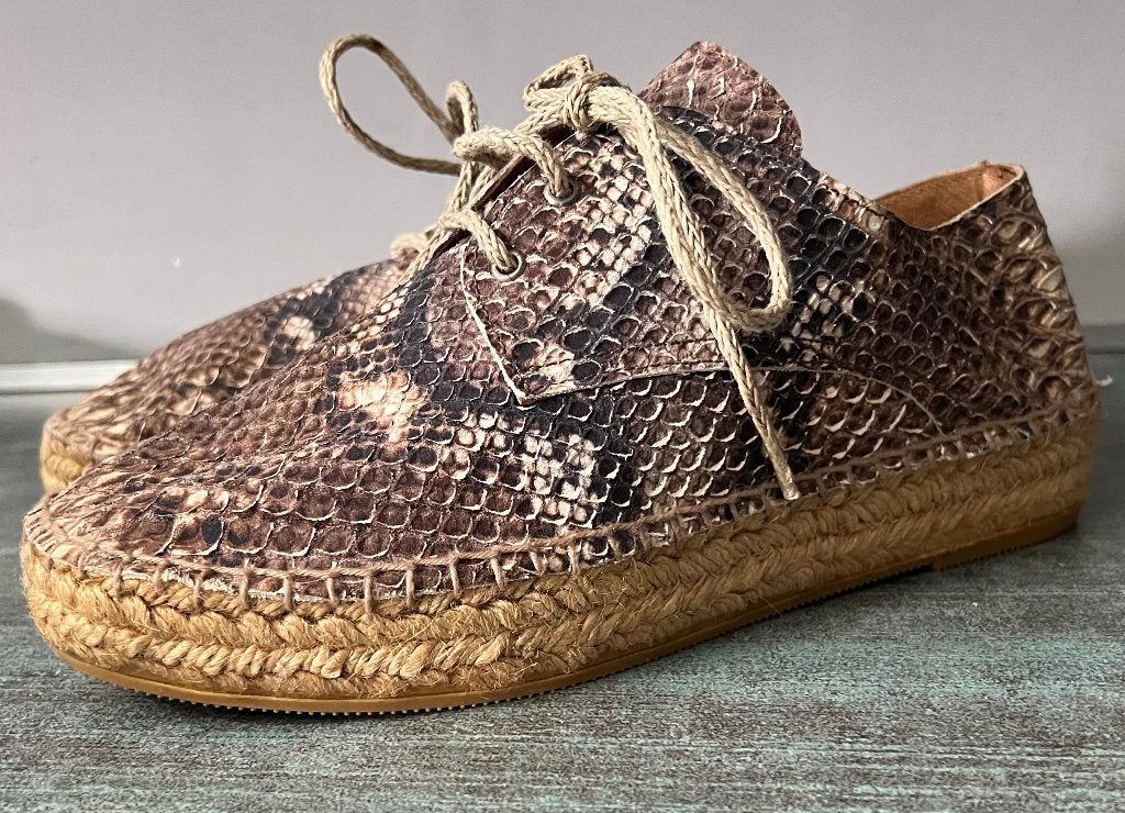 Fred de la Bretoniere. Leren espadrilles. Mt 37., Fred de la Bretoniere, Nieuw, Ophalen of Verzenden, Espadrilles of Moccasins