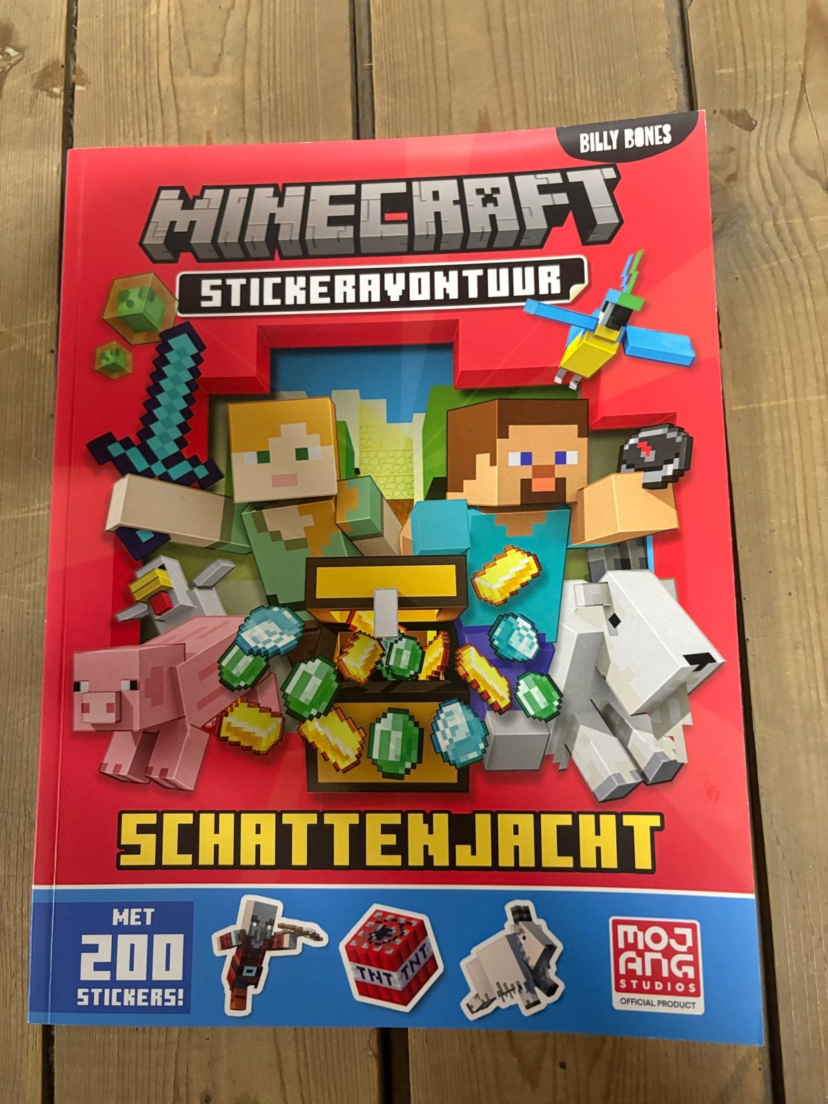 Minecraft Stickeravontuur Schattenjacht - Nieuw Boek, Ophalen of Verzenden, Nieuw, Overige typen