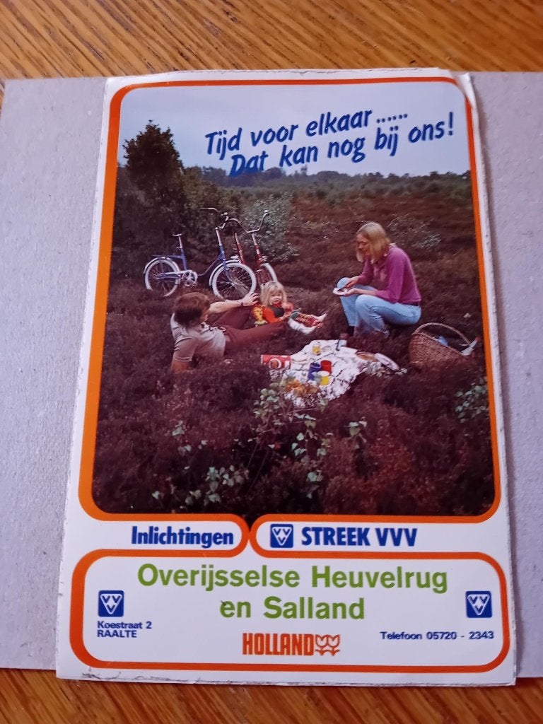 VVV sticker Overijsselse Heuvelrug en Salland 15x10cm, Ophalen of Verzenden, Zo goed als nieuw, Bedrijf of Vereniging