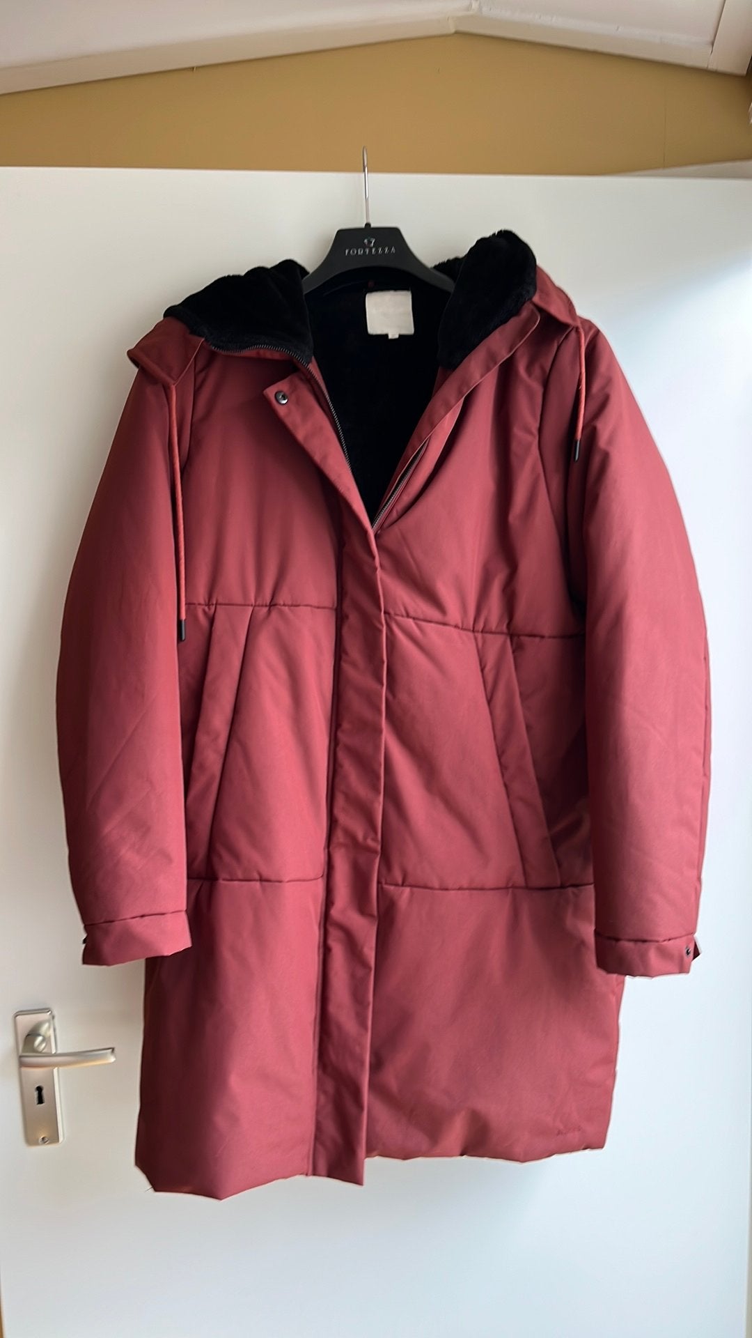 Elvine steenrode jas XL, Kleding | Dames, Ophalen of Verzenden, Zo goed als nieuw, Maat 46/48 (XL) of groter, Groen