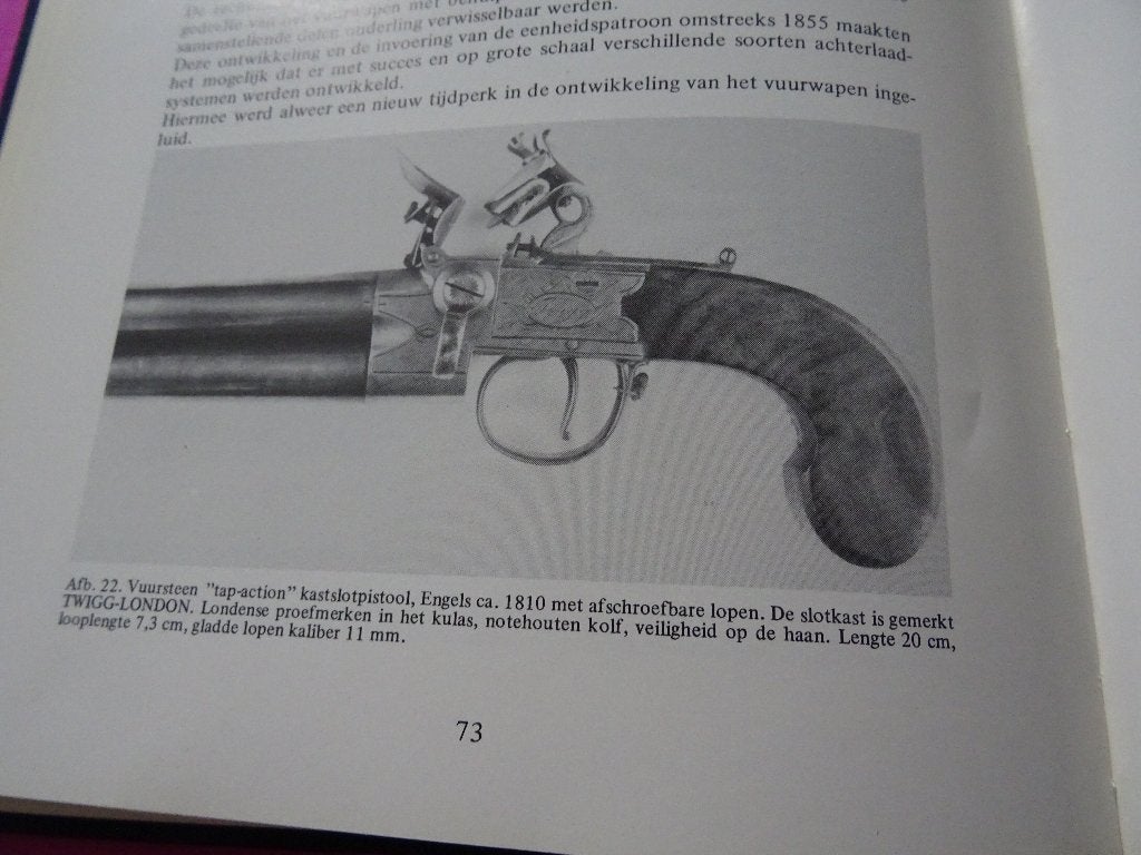 BOOEK ANTIEKE WAPENS PISTOOL VUURWAPEN KRUIDHOORN, Ophalen of Verzenden, Overige soorten, Nederland, Boek of Tijdschrift